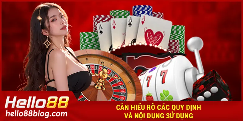 Những điều cần ghi nhớ khi áp dụng điều khoản dịch vụ tại Hello88