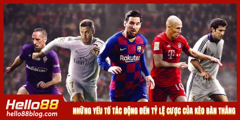 Những yếu tố tác động đến tỷ lệ cược của kèo bàn thắng