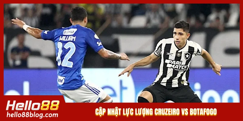 Cập nhật lực lượng Cruzeiro vs Botafogo trong trận đấu sắp tới
